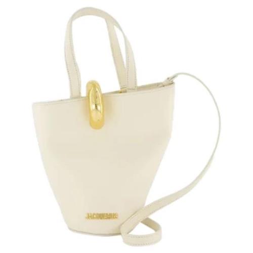 Leather totes Jacquemus , White , Dames