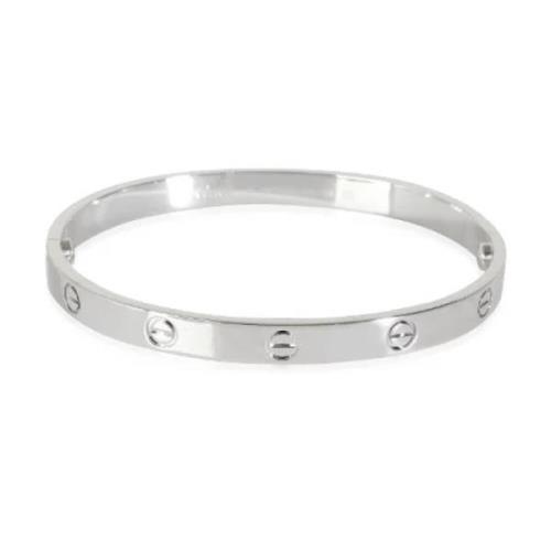 Pre-owned White Gold bracelets Cartier Vintage , Gray , Dames