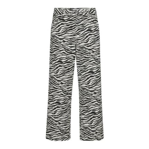 Zioncc Zebra Crop Pant Co'Couture , Multicolor , Dames