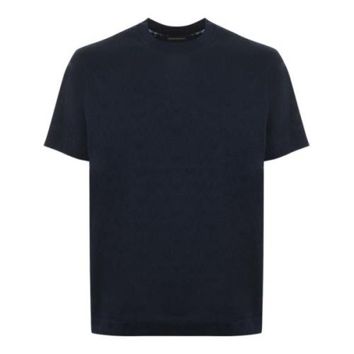 Blauwe T-shirts en Polos Emporio Armani , Blue , Heren