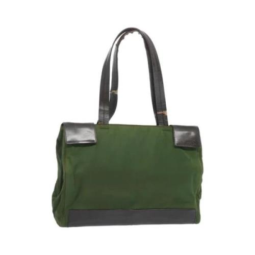 Pre-owned Nylon prada-bags Prada Vintage , Green , Dames