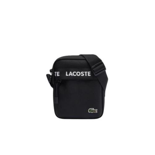 Neocroc Logo Schoudertas Heren Zwart Lacoste , Black , Heren