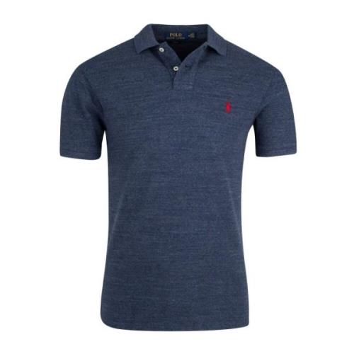 Slim Fit Polo Shirt Donkerblauw Ralph Lauren , Blue , Heren