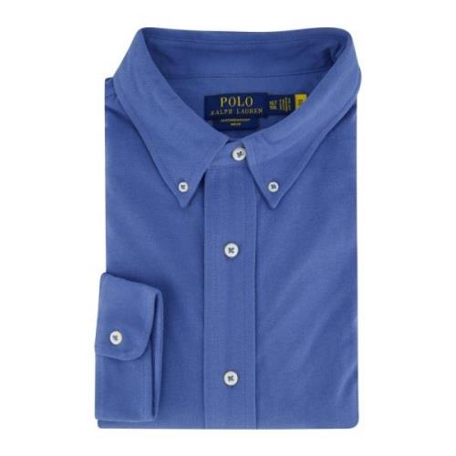 Blauw casual overhemd katoenmix Ralph Lauren , Blue , Heren