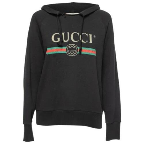 Pre-owned Cotton tops Gucci Vintage , Black , Dames