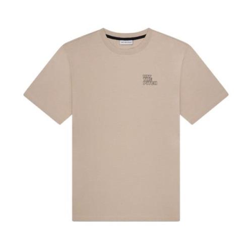 Outline Regular T-Shirt Beige Off The Pitch , Beige , Heren