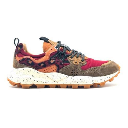 Bordeaux Yamano Sneakers Herfst Winter 2024/2025 Flower Mountain , Mul...