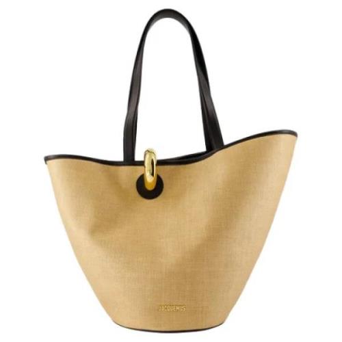 Leather totes Jacquemus , Beige , Dames