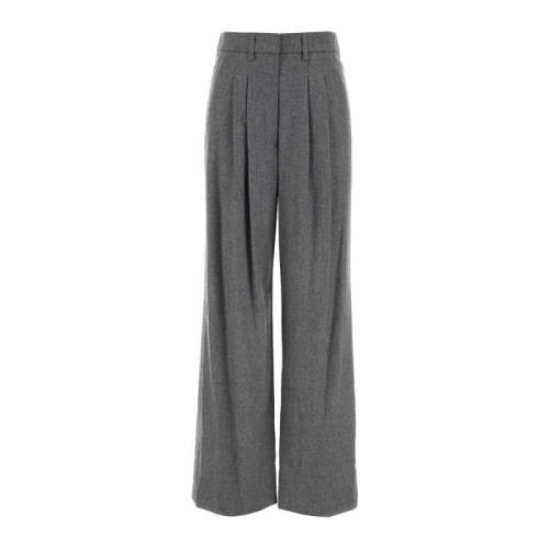 Wijde Wollen Broek PT Torino , Gray , Dames