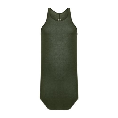 Rib Tank Forest T-Shirts Rick Owens , Green , Heren