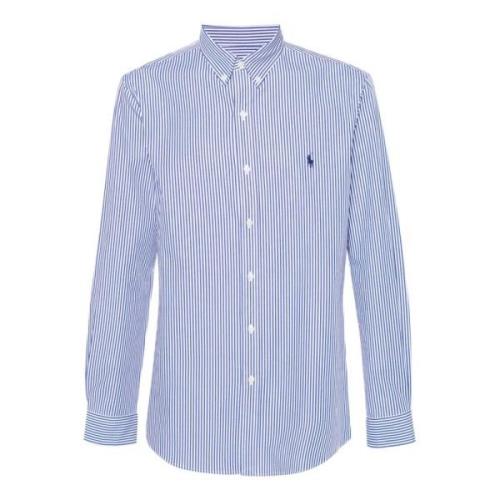 Blauw Gestreept Overhemd Ralph Lauren , Blue , Heren