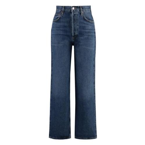 Klassieke 5-pocket straight-leg jeans Agolde , Blue , Dames