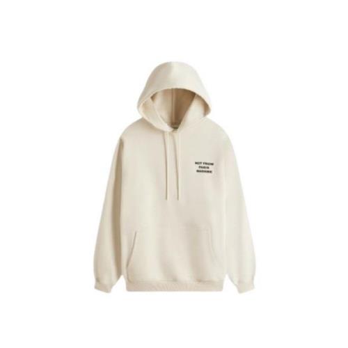 Slogan Hoodie met Franse terry Drole de Monsieur , Beige , Heren