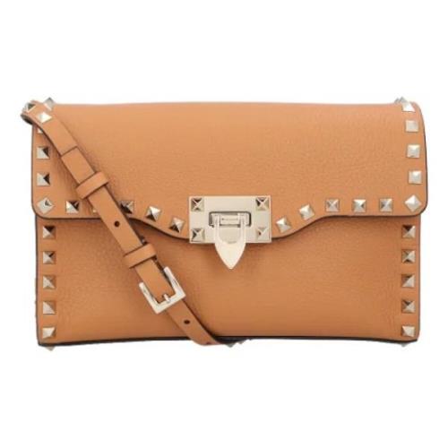 Leather shoulder-bags Valentino , Brown , Dames