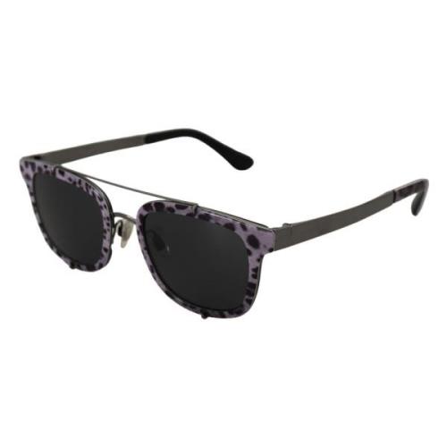 Chique Paarse Zonnebril met Metalen Frame Dolce & Gabbana , Purple , U...