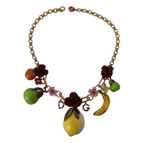 Italiaanse fruitstatement ketting Dolce & Gabbana , Multicolor , Dames