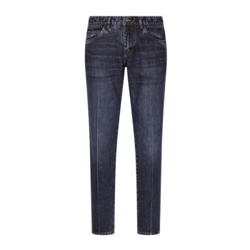 Blauwe Jeans voor Mannen Aw24 Dolce & Gabbana , Blue , Heren