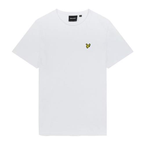 Witte T-shirt Lyle & Scott , White , Heren