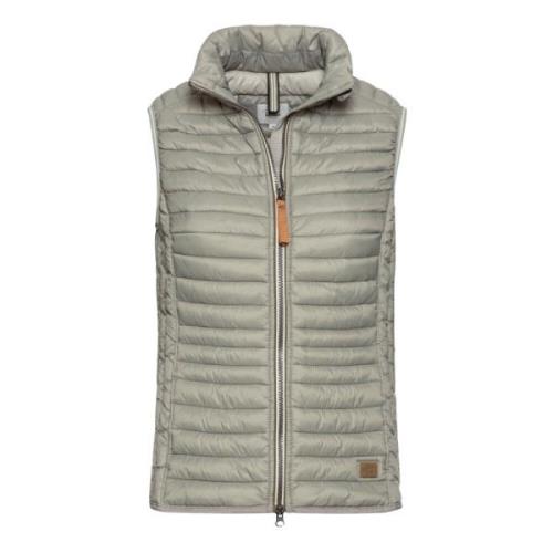 Gerecyclede Polyamide Vest Camel Active , Green , Dames