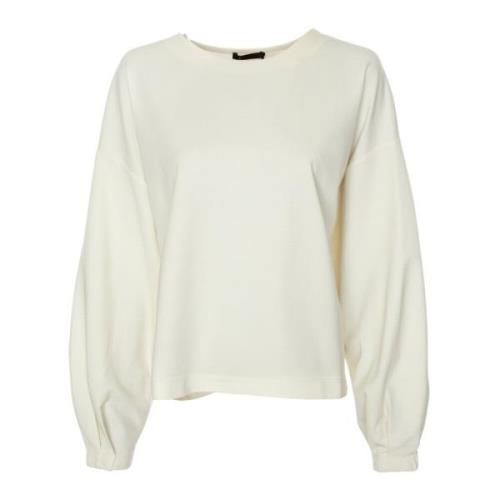 Gadessy Sweatshirt met Boothals Drykorn , White , Dames