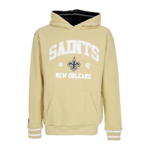 NFL Oversized Hoodie Lichtgewicht Sweatshirt New Era , Beige , Heren