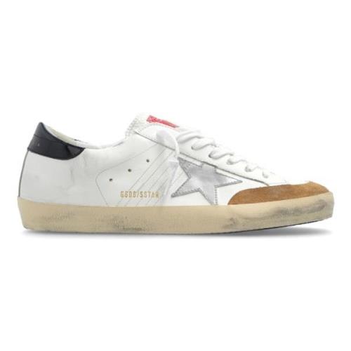 Leren Superstar Sneakers Golden Goose , White , Heren