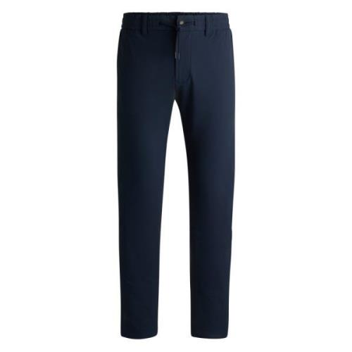 Tapered Chino Broek Hugo Boss , Blue , Heren