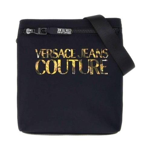 Stijlvolle Tassen Collectie Versace Jeans Couture , Black , Heren