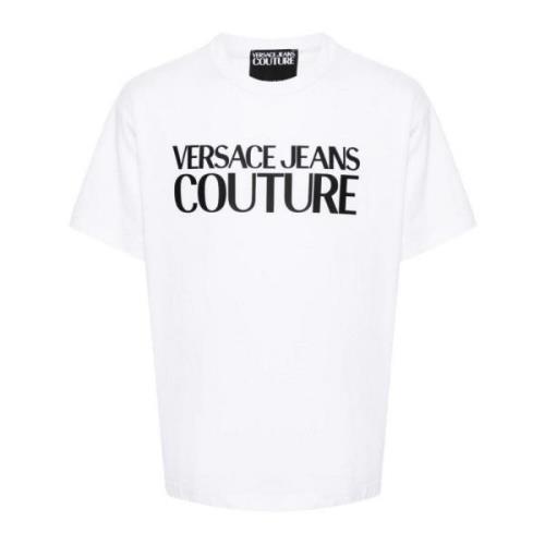 Designer T-shirts en Polos Versace Jeans Couture , White , Heren