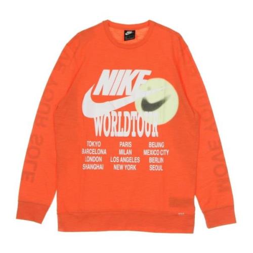 Lange Mouw Sport Top World Tour Nike , Orange , Heren