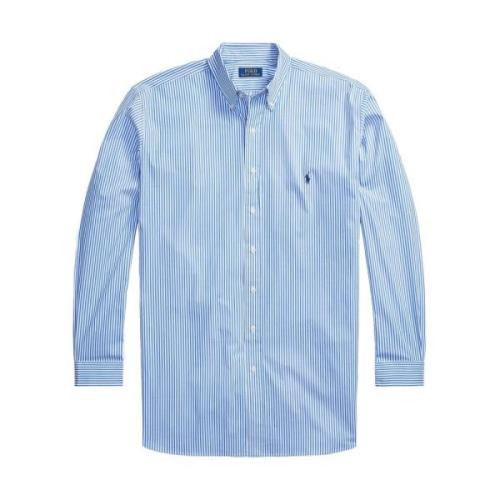 Blauw Gestreept Casual Overhemd Ralph Lauren , Blue , Heren