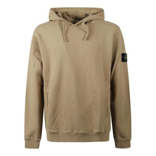 Casual Hoodie Stone Island , Beige , Heren