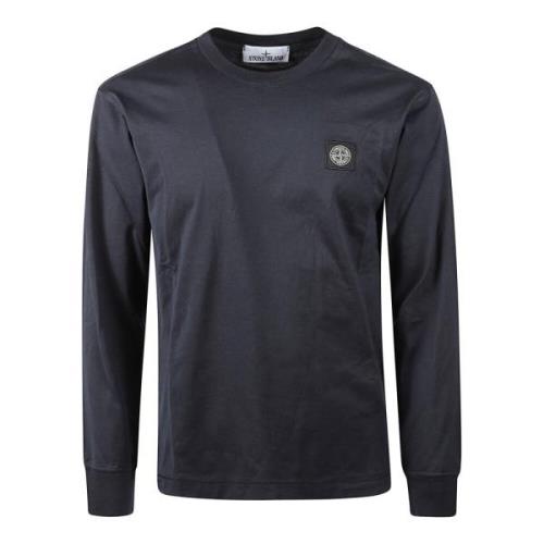 Casual Katoenen T-shirt Stone Island , Blue , Heren