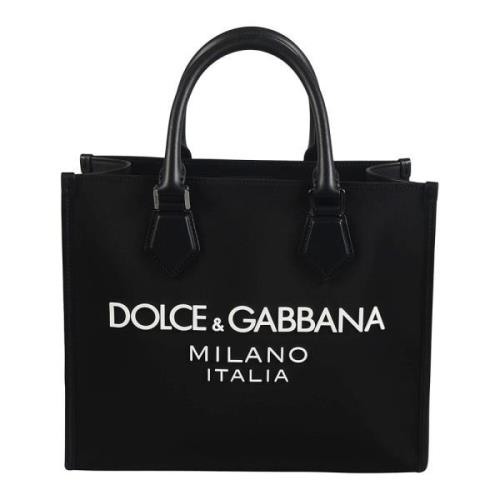 Zwarte Herentas Dolce & Gabbana , Black , Heren