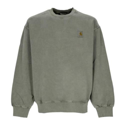 Groene Crewneck Sweatshirt Vista Smoke Carhartt Wip , Green , Heren