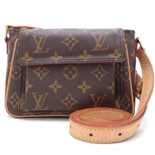 Pre-owned Canvas shoulder-bags Louis Vuitton Vintage , Brown , Dames