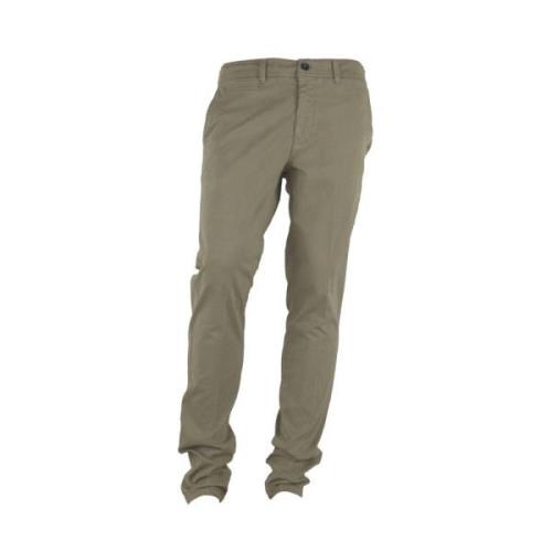 Beige Winter Chinos Made in Italia , Beige , Heren