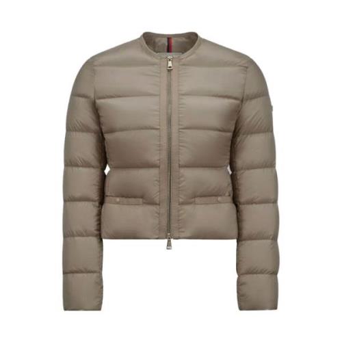 Laurine Jas - Beige Dons Kort Moncler , Beige , Dames