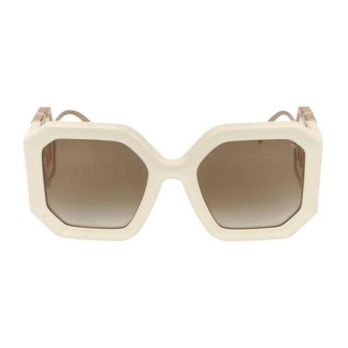 Stijlvolle zonnebril Spp067 Philipp Plein , Beige , Dames