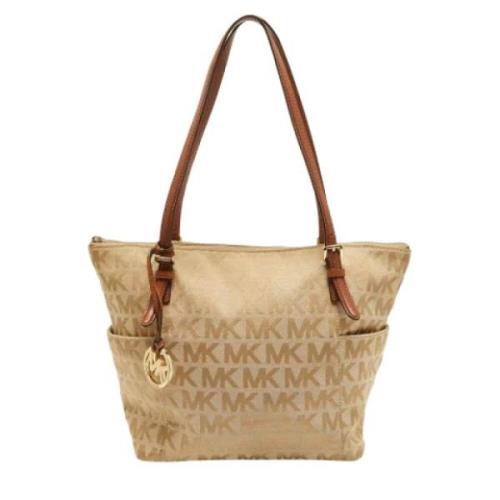 Pre-owned Canvas totes Michael Kors Pre-owned , Beige , Dames