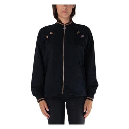 Volledige Rits Hoodie Liu Jo , Black , Dames