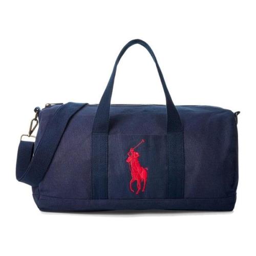 Katoenen Canvas Tasverzorgingsinstructies Ralph Lauren , Blue , Unisex