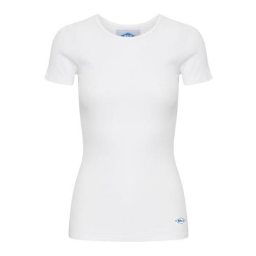 Sporty T-shirt Top Blanc De Blanc Ball , White , Dames