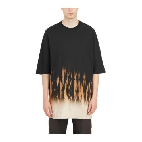 Jumbo Korte Mouw Tee Rick Owens , Black , Heren