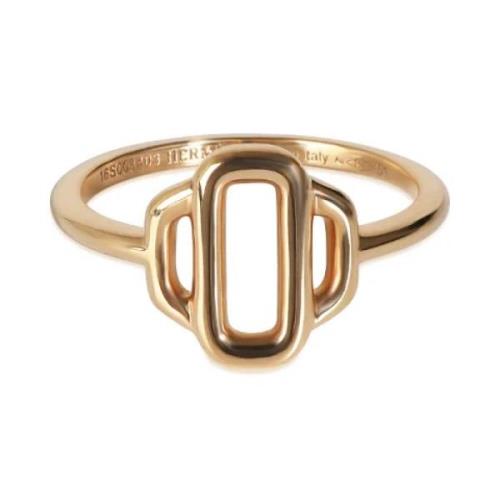 Pre-owned Rose Gold rings Hermès Vintage , Yellow , Dames