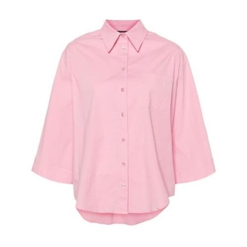 Stijlvolle Shirt met Model 0771 Federica Tosi , Pink , Dames