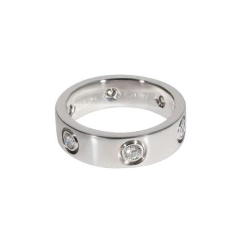 Pre-owned White Gold rings Cartier Vintage , Gray , Dames