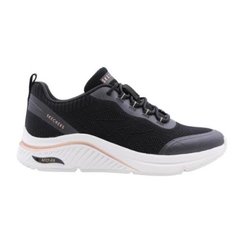 Gibbon Sneaker Skechers , Black , Dames