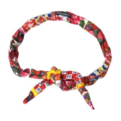 Carretto Print Taille Riem Dolce & Gabbana , Multicolor , Dames