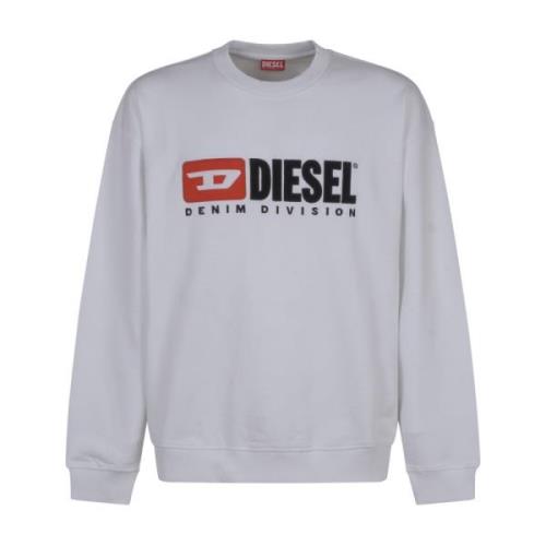 Witte Sweater S-Boxt-Div Diesel , White , Heren